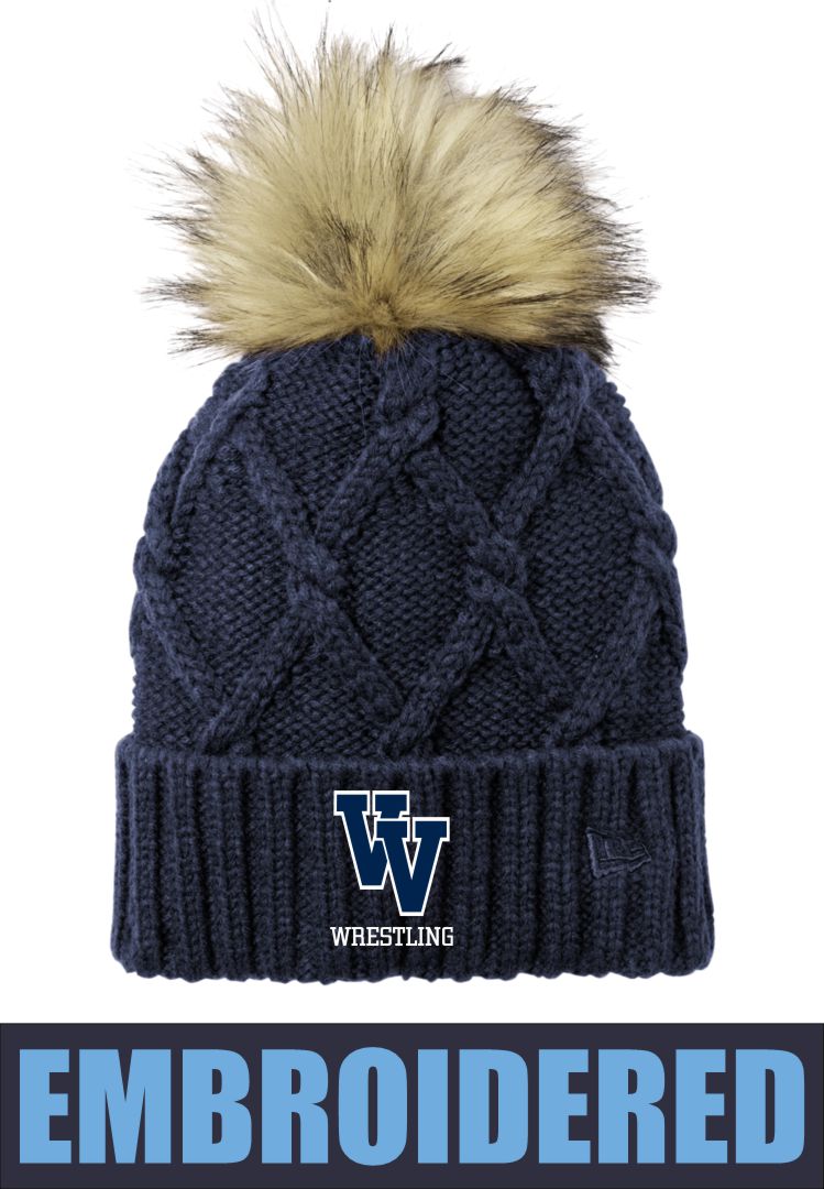 NE911 New Era ® Faux Fur Pom Beanie