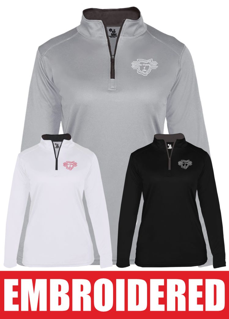 Badger Sport LADIES B-CORE 410300 1/4 ZIP PULLOVER