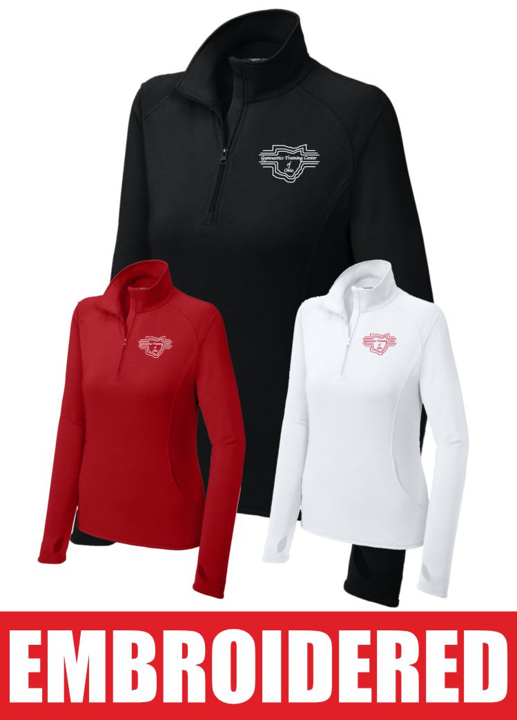 LST850 Sport-Tek® Women's Sport-Wick® Stretch 1/4-Zip Pullover